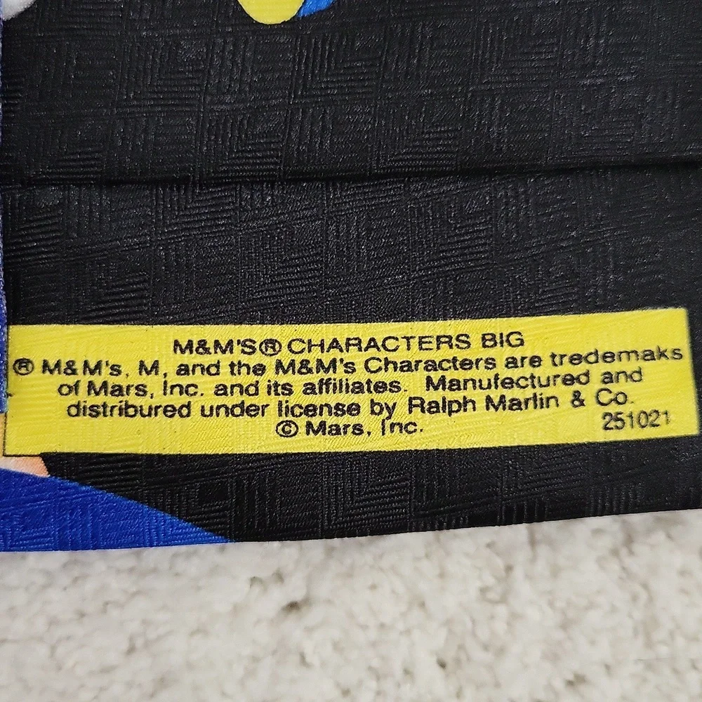 M&M's Happy New Year Millennium 2000 Multicolor Neck Tie